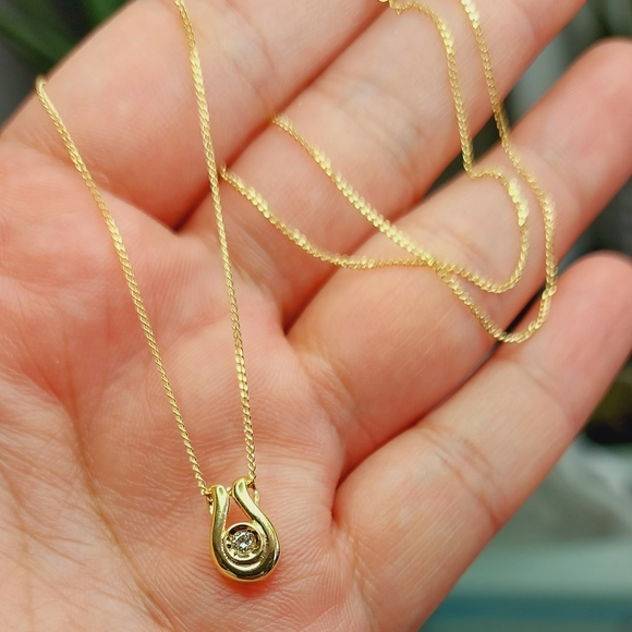 Diamond necklace - Picture 4 of 5